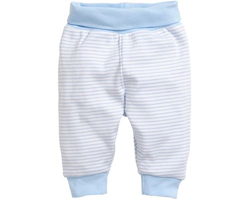 Schnizler pantalon bébé Interlock blanc/bleu