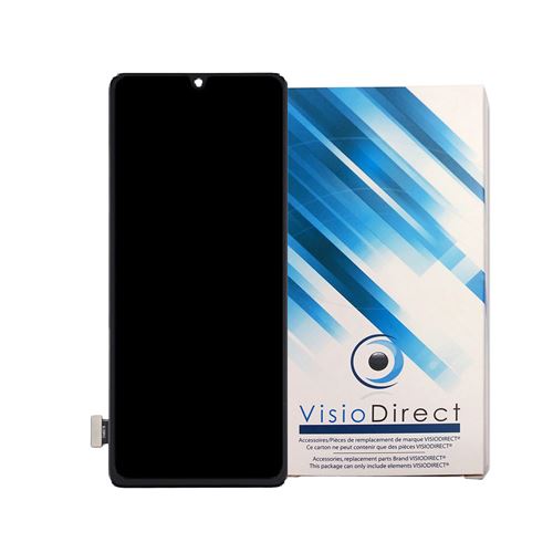 Ecran complet compatible avec SAMSUNG Galaxy A41 SM-A415F GH82-22860A 6.1 noir Ecran LCD et vitre tacile sur chassis
