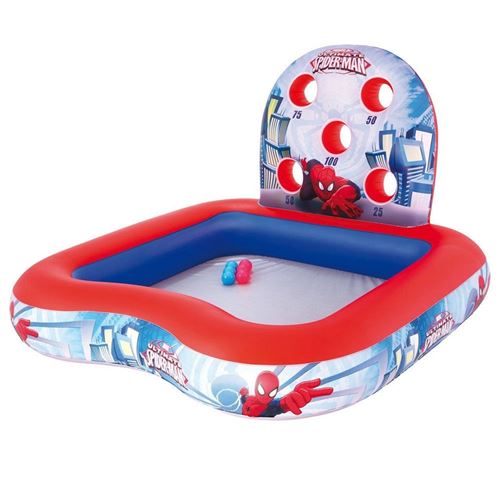 Bestway Piscine gonflable Spider-Man aire de jeux eau boules enfant 98016