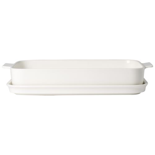 Villeroy & Boch - Clever Cooking plat à four rectangulaire avec couvercle, 34 x 24 cm
