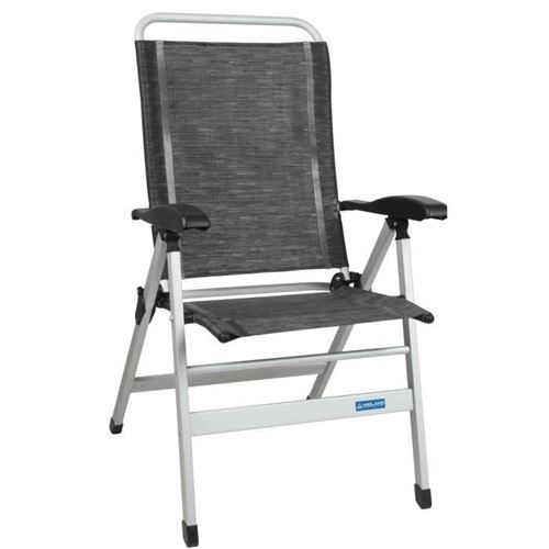 Fauteuil Confort - Aluminium - Noir