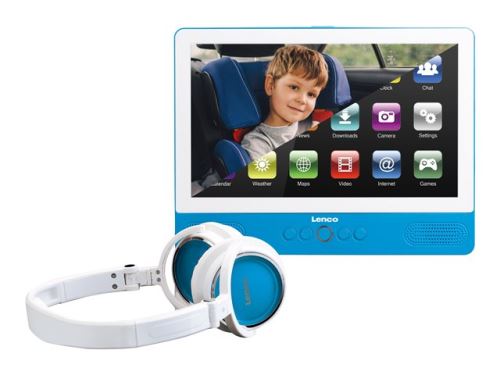 Lenco TDV-900 - Lecteur DVD - Wi-Fi - portable -écran: 9 - bleu