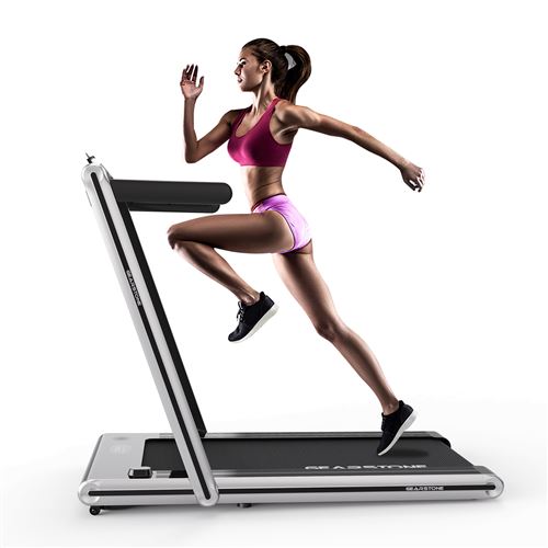 340 sur gearstone tapis de course electrique moteur 1400w bluetooth haut parleurs integre vitesse reglable 1 15km h ecran lcd wp7 machines de cardio training achat prix fnac