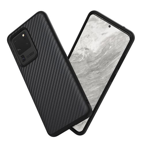 Coque SolidSuit RhinoShield pour Samsung Galaxy S20 Ultra - Finition Premium - Fibre de carbone