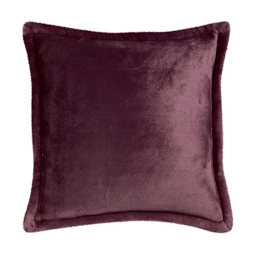 Coussin Tender prune 50 x 50 cm Vivaraise