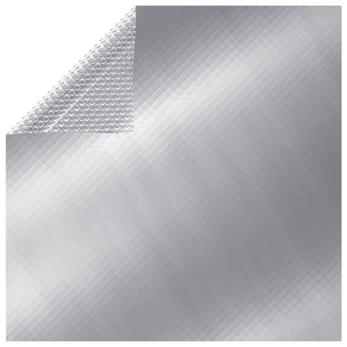 Couverture de Piscine Rectangulaire 500X300 Cm PE - Argent