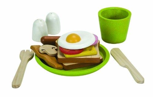 Plantoys - pt3602 - jeu dimitation - cuisine - assiette petit déjeuner