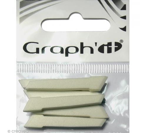 6 pointes larges biseautées pour Graph'it - Graph it