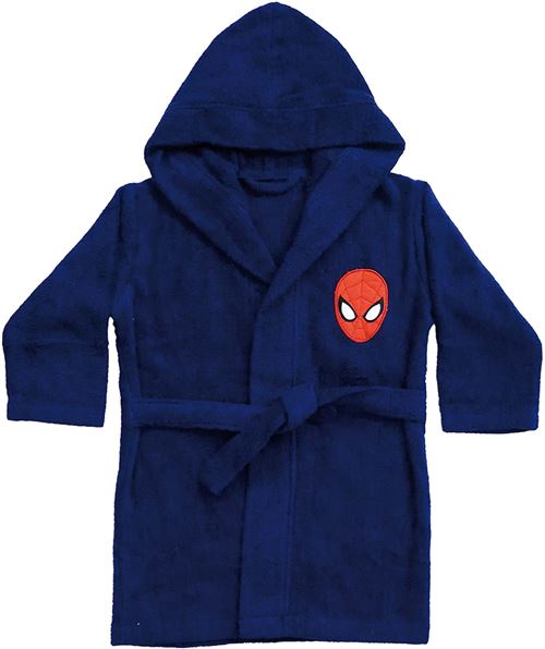 CTI - Marvel - Peignoir Spiderman 2/4 Ans Coton 33 x 23 x 5 cm - 042394
