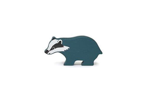 Tender Leaf Toys animal forestier jouet blaireau junior 9,5x2x5 cm