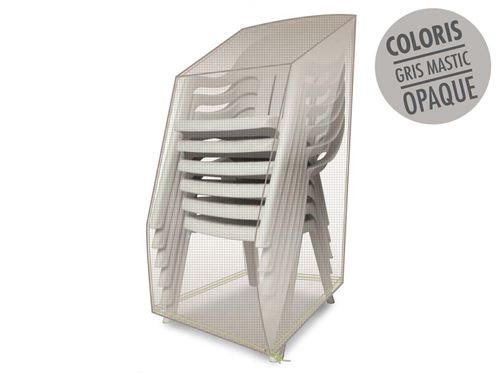 Housse de protection pour piles de chaises 66 x 66 x 110 cm