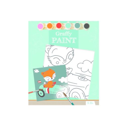 Avenue Mandarine - Kit d'Initiation à la Peinture Graffy Paint - Renard Pilote