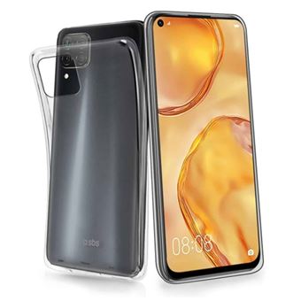 iPomcase Coque pour Huawei P40 Lite (version 4G) en Silicone transparent souple et Résistante - 1