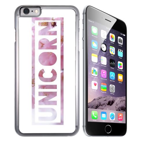 Coque pour iPhone 6 Plus et iPhone 6S Plus unicorn fleurs licorne