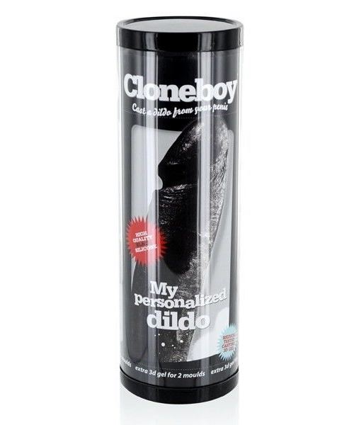 CLONEBOY - Gode Réplique de Pénis à Fabriquer, Sextoy en Silicone Hypoallergénique, Noir