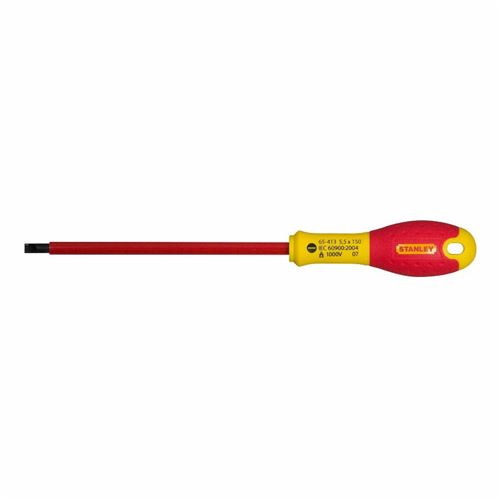 Stanley Tournevis Électricien Isole 1000 V 5,5X150 Mm Fatmax - 1-65-413
