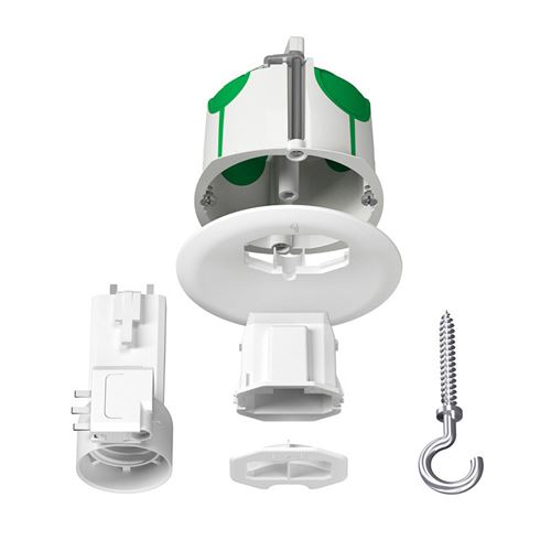 Boîte de centre encastrée avec couvercle Multifix Schneider Electric