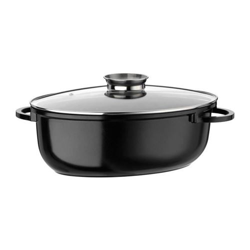 Gsw Cocotte Revetement Greblon A Induction Avec Maniques - 8,5 L