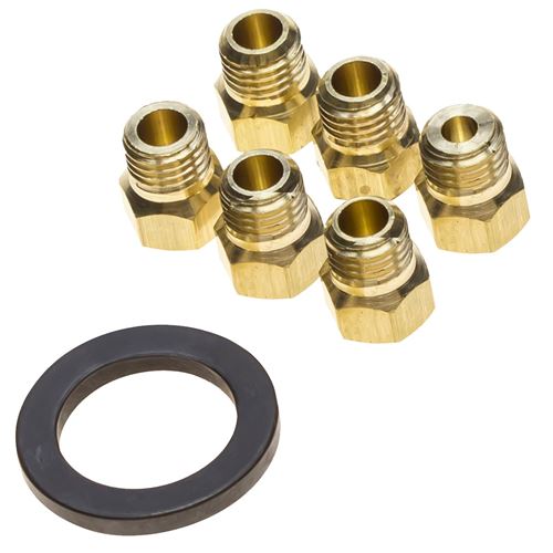 Jeu d'injecteurs gaz butane propane Four, cuisinière 481231038976 WHIRLPOOL, BAUKNECHT - 294845
