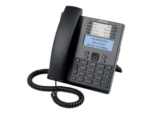 Mitel 6865 - Téléphone VoIP - (conférence) à trois capacité d appel - SIP, RTCP, RTP, SRTP - 9 lignes
