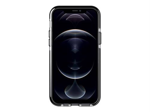 Tech21 Evo Check - Coque de protection pour téléphone portable - fumée / noir - pour Apple iPhone 12, 12 Pro