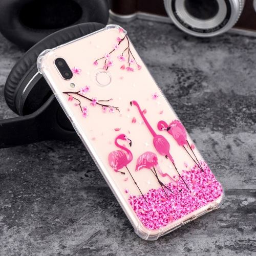 Huawei P20 Lite Coque Protection Tpu Flamand Rose Als89768