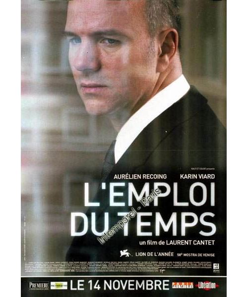 L'Emploi Du Temps AFFICHE CINEMA ORIGINALE