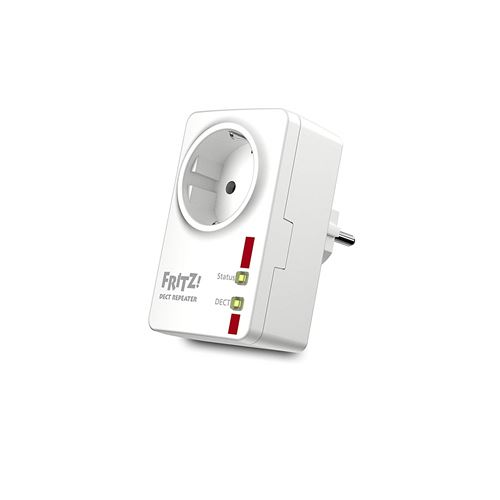 AVM FRITZ!Dect Répéteur 100 Mbps Rouge/Blanc