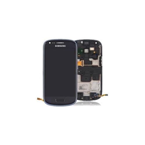 Samsung Galaxy S3 Mini i8190 Ecran Complet Original LCD Super Amoled + Vitre Tactile - Titanium Gris - GH97-14204D