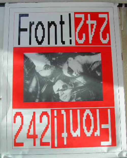 Front 242 - 58x78 cm - AFFICHE / POSTER