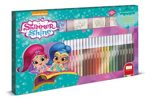 Multiprint jeu de couleurs Shimmer & Shine 41 pièces