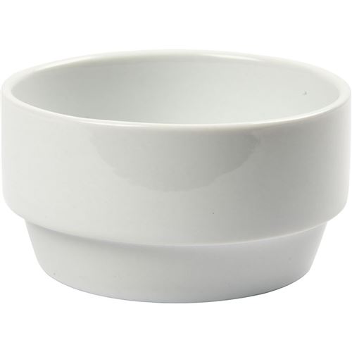 Creotime muesli somme 6 pièces 10,5 cm blanc