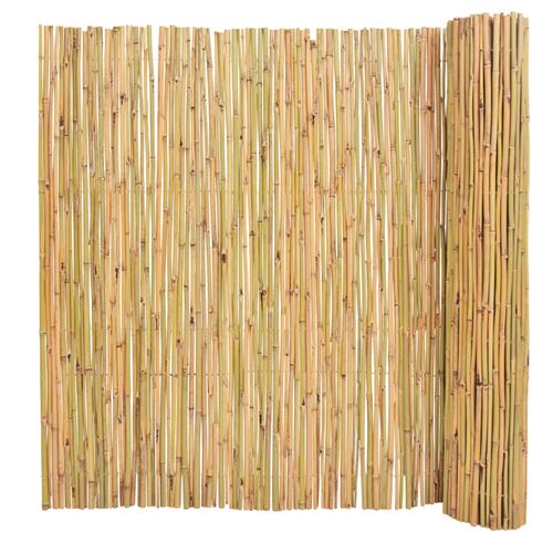 VidaXL Clôture de jardin en bambou extérieure pelouse écran Barrière de bordure de jardin 300 x 150 cm (L x H)