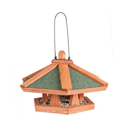 Meilleurs prix pour NATURA Mangeoire suspendue pour oiseaux o 42 x 24 cm naturel