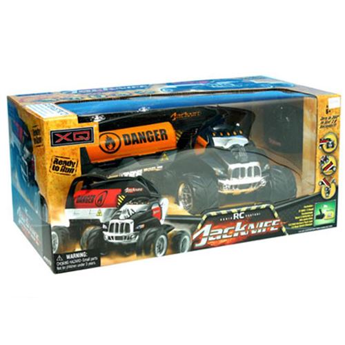 RC Jacknife 4x4 Stunt Truck avec remorque 1:10