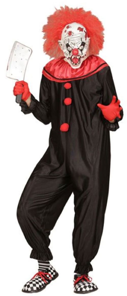 Combinaison Clown Tueur Noir/Rouge - (44/48)
