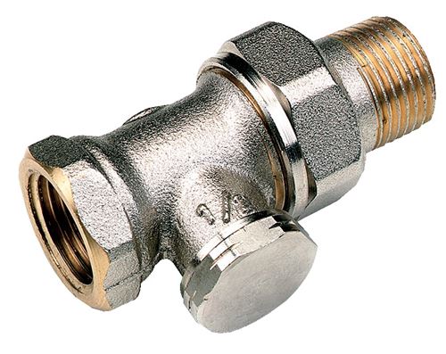 Comap Noir Coude De Réglage Radiateur 3 Fonctions Droit Nickelé 3/8'' - 429303