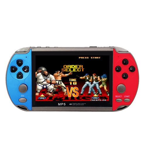 Console de jeux portable X7 PLUS 4.3 pouces rétro - Bleu