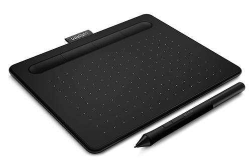 Wacom Noir Stylet Créatif Intuos Petite - Numériseur - 15.2 X 9.5 Cm - Électromagnétique - 4 Boutons - Filaire - Usb - Image 1