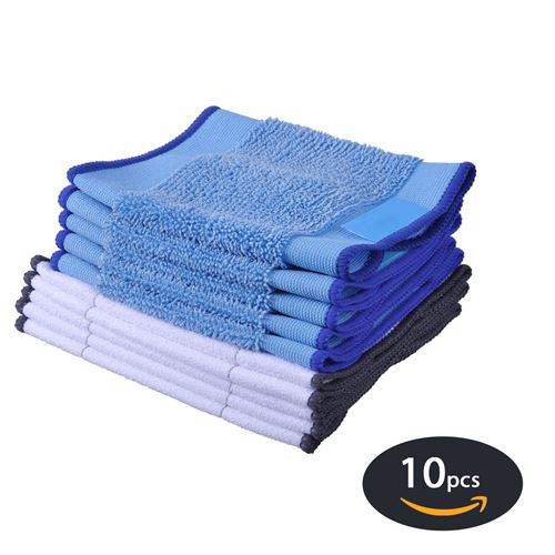 Kit de 10 Serviettes pour iRobot Braava Serie 300 320 380 390t Nettoyage et Lingettes Hobby Tech