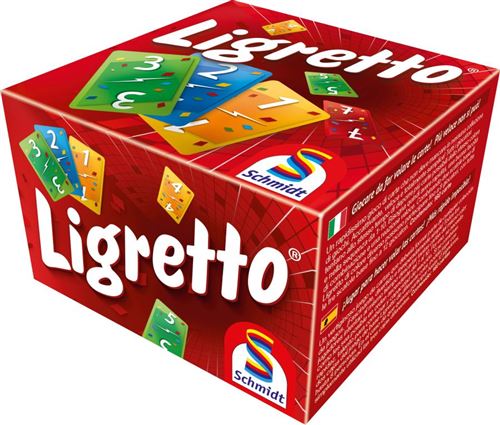 Boite de Jeu d’ambiance Schmidt Ligretto Rouge