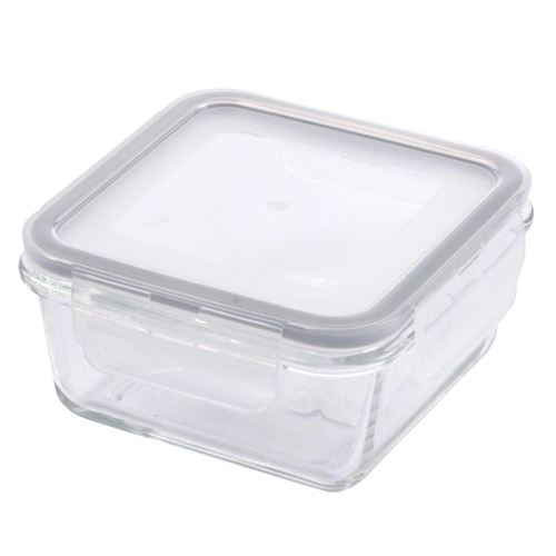 Paris Prix - Boîte De Conservation Carrée tixo 0,55l Taupe