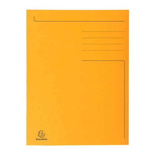 Exacompta Orange Chemise Imprimée Foldyne 300, A4, - Image 1