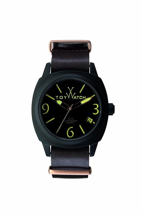 ToyWatch - IC03BR - Montre Homme - Quartz Analogique - Bracelet Cuir Marron