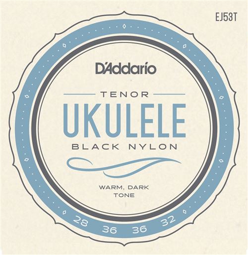 Daddario Noir D'addario And Co Ej53t Cordes Pour Ukulélé Ténor Cordes Pour Ukulélé - Image 1