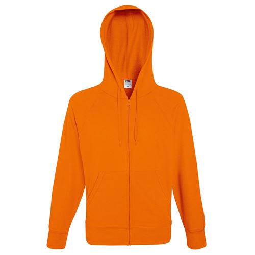 Fruit Of The Loom Sweatshirt l ger capuche Homme S Orange