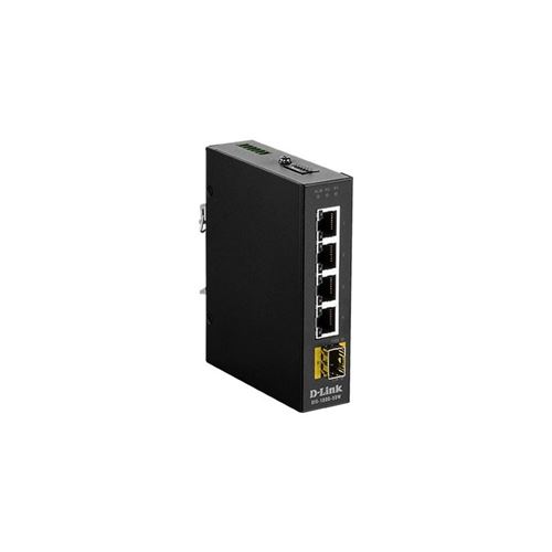 Commutateur Réseau Armoire D-Link DIS-100G-5SW RJ45 x 4 Noir