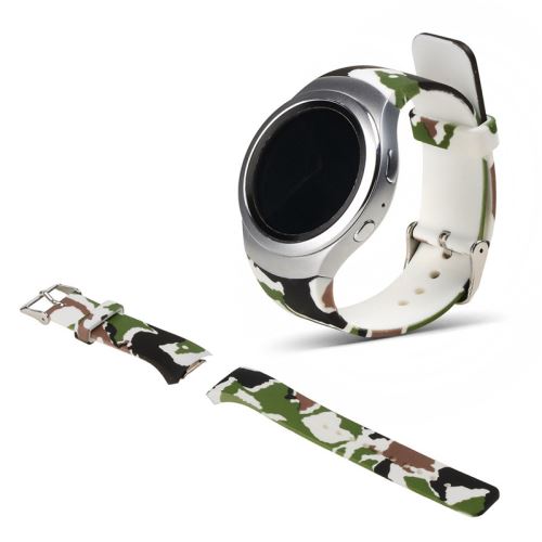 Bracelet en silicone Camuflagem pour SAMSUNG Gear S2 R720 R730 - Camouflage