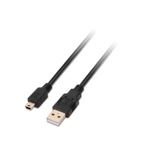 Câble USB 2.0 A vers Mini USB B NANOCABLE 10.01.0402 1,8 m Noir