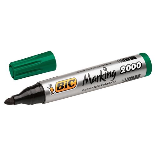 Marqueur permanent Bic 2000 pointe ogive - vue 2